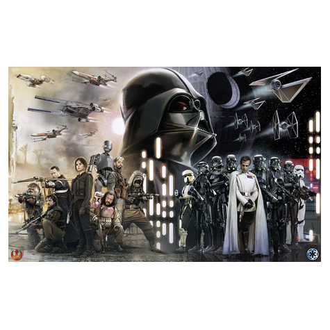 Vliesová Fototapeta - Star Wars Collage - Rozměr 400 X 250 Cm