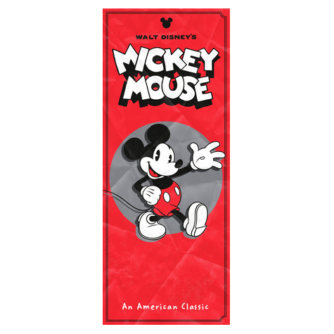 Vliesová Fototapeta - Mickey American Classic - Rozměr 100 X 250 Cm