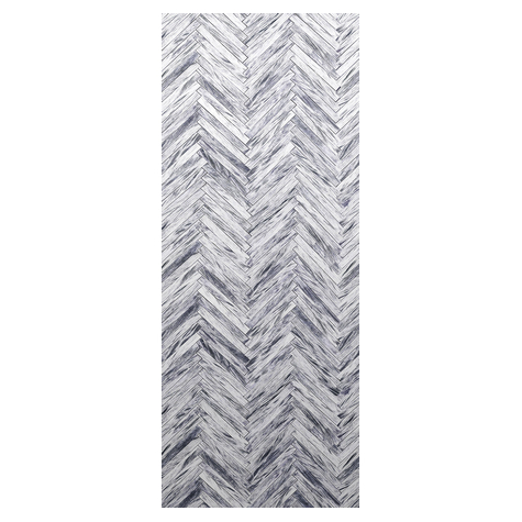 Netkaná Tapeta - Panel Herringbone Pure - Rozměr 100 X 250 Cm