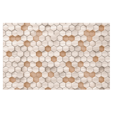 Vliesová Fototapeta - Woodcomb Nude - Rozměr 400 X 250 Cm