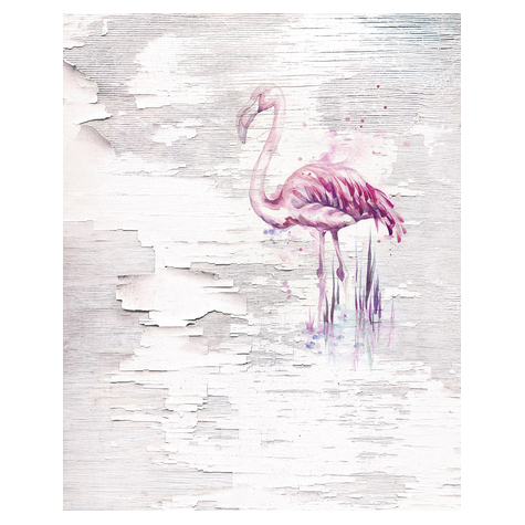 Vliesová Fototapeta - Pink Flamingo - Rozměr 200 X 250 Cm