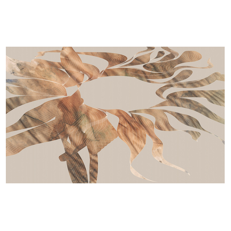Netkaná Tapeta - Podzimní Listí - Rozměr 400 X 250 Cm