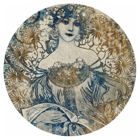 Samolepicí Netkaná Tapeta/Nástěnné Tetování - Goddess - Rozměr 125 X 125 Cm
