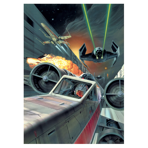 Netkané Tapety - Star Wars Classic Death Star Trench Run - Velikost 200 X 280 Cm