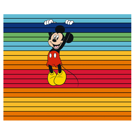 Vliesová Fototapeta - Mickey Magic Rainbow - Rozměr 300 X 250 Cm
