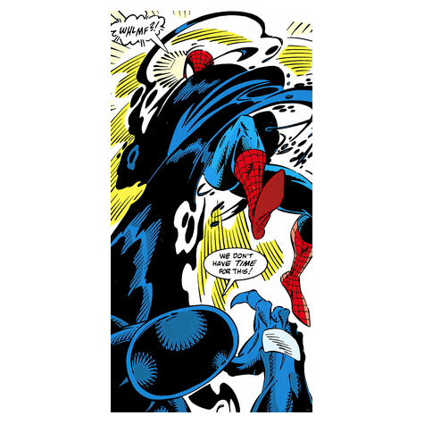 Netkaná Tapeta - Spider-Man Retro Comic - Rozměr 100 X 200 Cm