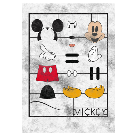 Vliesová Fototapeta - Mickey Kit - Rozměr 200 X 280 Cm