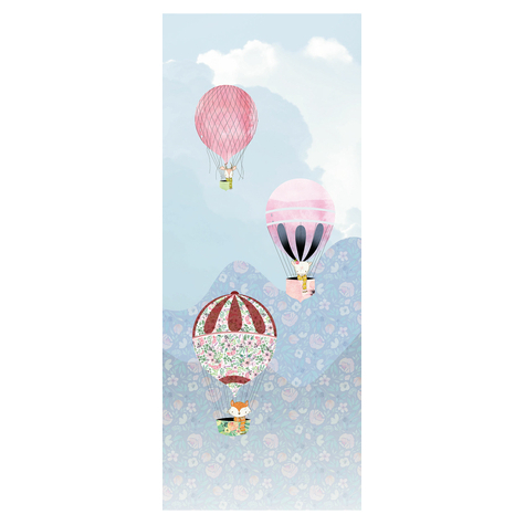Vliesová Fototapeta - Happy Balloon Panel - Rozměr 100 X 250 Cm