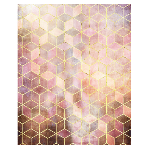 Vliesová Fototapeta - Mosaic Rosso - Rozměr 200 X 250 Cm
