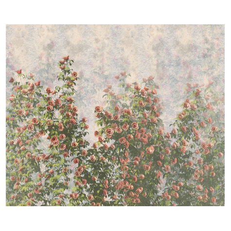 Vliesová Fototapeta - Nástěnné Růže - Rozměr 300 X 250 Cm