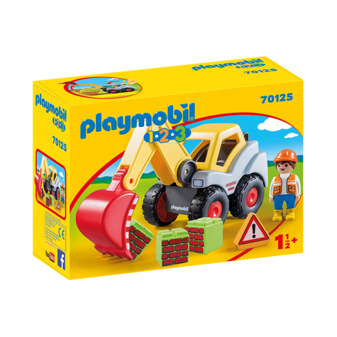 Playmobil 1.2.3 - Bagr S Lopatou (70125)