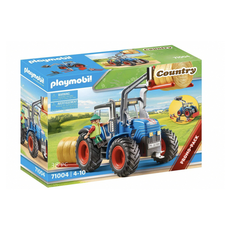 Playmobil Country - Traktor Gror S Příslušenstvím A Závěsem (71004)