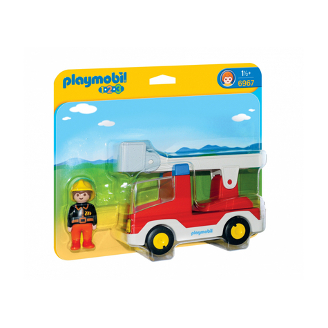 Playmobil 1.2.3 - Hasičský Žebřík (6967)
