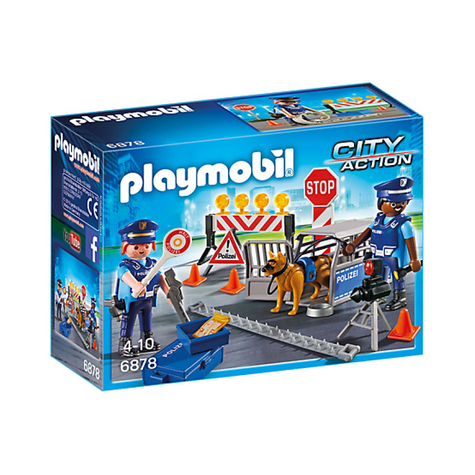 Playmobil City Action - Policejní Zábrana (6878)