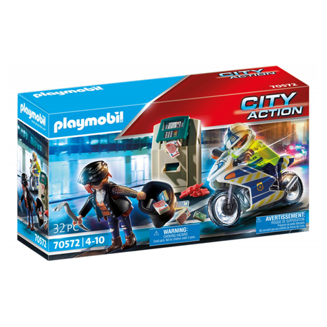 Playmobil City Action - Policejní Motorka (70572)