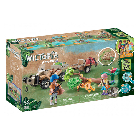 Playmobil Wiltopia - Záchranná Čtveřice Zvířat (71011)