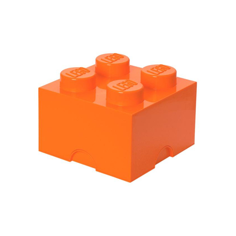 Lego Storage Brick 4 Orange (40031760)