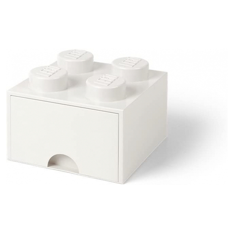 Zásuvka Na Kostky Lego 4 Bílá (40051735)