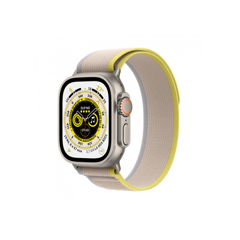 Apple Watch Ultra Gps + Cellular 49mm Titanově Žluté/Béžové Poutko Mqfu3fd/A
