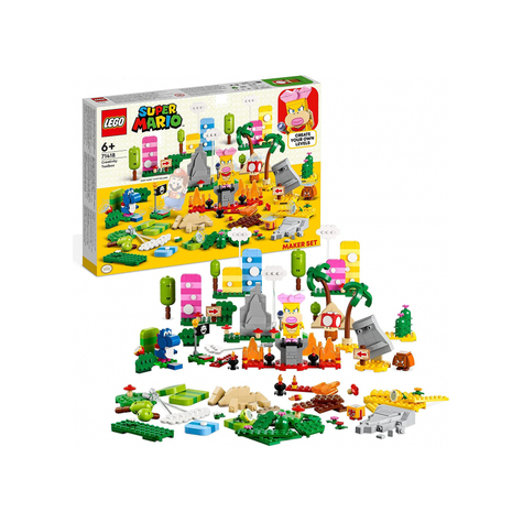 Lego Super Mario - Kreativní Krabice - Sada Pro Návrháře Úrovní (71418)