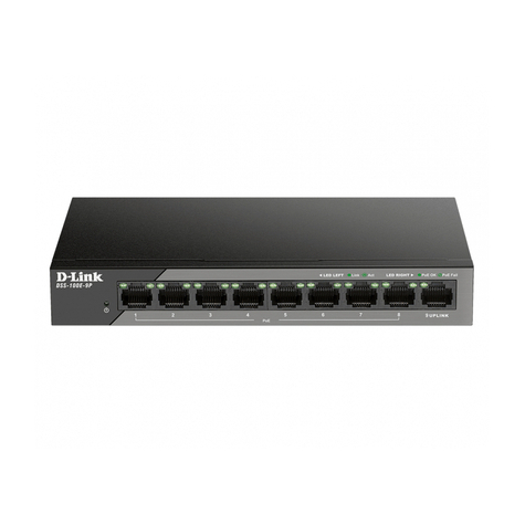 D-Link Fast Ethernet Poe Neřízený Dohledový Přepínač Dss-100e-9p