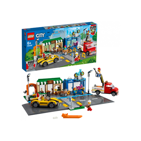 Lego City - Nákupní Ulice S Obchody (60306)