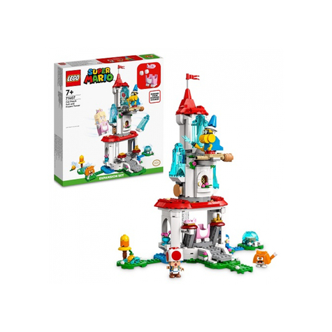 Rozšiřující Sada Lego Super Mario - Oblek Kočky Peach A Ledová Věž (71407)
