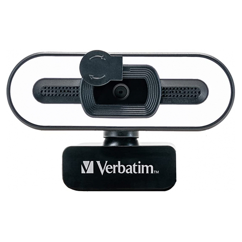 Webová Kamera Verbatim S Micro+Light Awc-02 Full Hd 1080p Autof Retail 49579