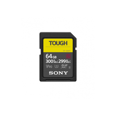 Sony Sf-G Series Sf-G 64 - Paměťová Karta Flash Sf64tg