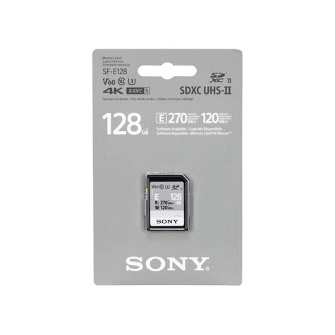 Sony Sdxc Řady E 128gb Uhs-Ii Class 10 U3 V60 - Sfe128