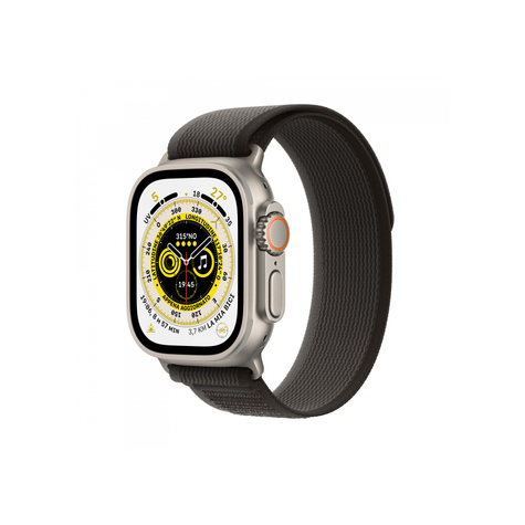 Apple Watch Ultra Gps+ Cellular 49mm Titanové Černé/Šedé Poutko Mqfw3fd/A