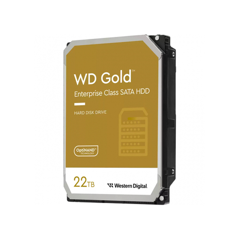 Wd Gold 22tb 256mb 3,5 Sata 6gb/S 5400 Ot/Min Serial Ata Wd221kryz