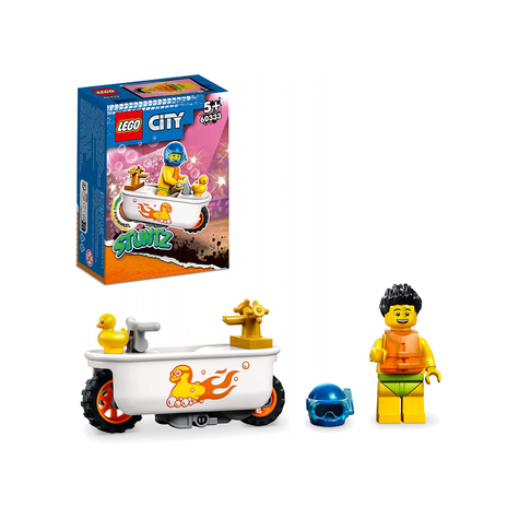 Lego City - Kaskadérská Motorka Ve Vaně Stuntz (60333)