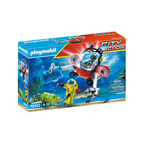 Playmobil City Action - Mořská Tísňová Ekologická Reakce (70142)