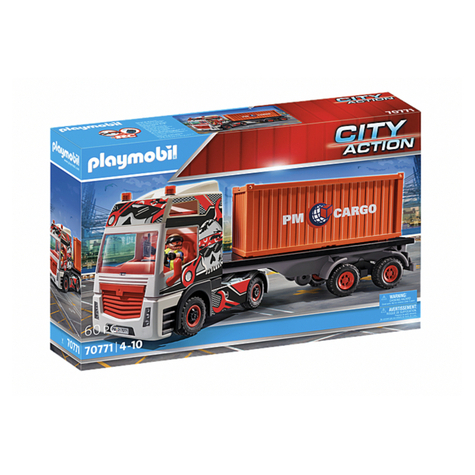 Playmobil City Action - Nákladní Auto S Přívěsem (70771)