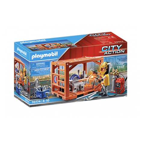Playmobil City Action - Výroba Kontejnerů (70774)