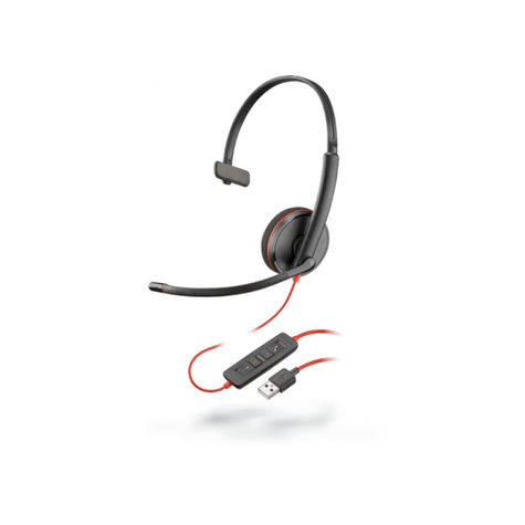 Poly Headset Blackwire C3210 Monofonní Usb-A Černý - 209744-104