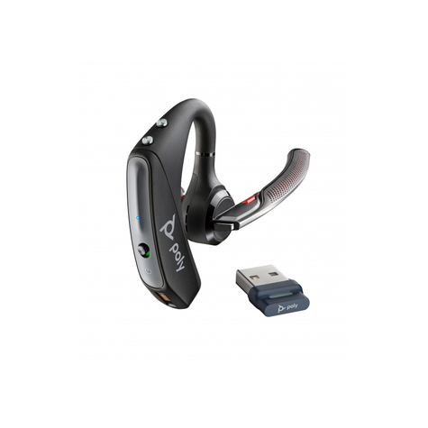 Náhlavní Souprava Poly Bluetooth Voyager 5200 Uc S Hardwarovým Klíčem Bt700 - 206110-102