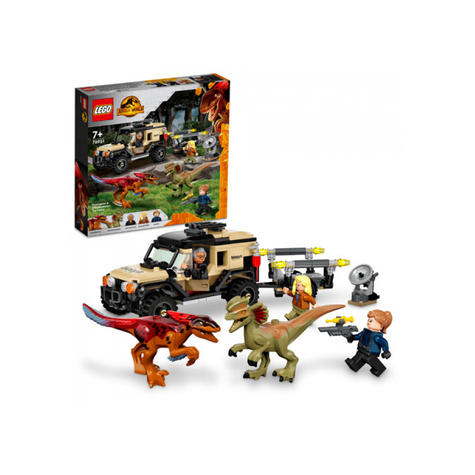 Lego Jurský Svět - Přeprava Pyroraptora A Dilofosaura (76951)