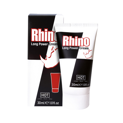 Krémy Gely Lotion Spray Puissance : Hot Rhino Long Power Cream 30ml