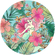Samolepicí Netkaná Tapeta / Tetování Na Zeď - Ariel Ocean Flowers - Rozměr 125 X 125 Cm