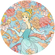 Samolepicí Netkaná Tapeta / Tetování Na Zeď - Cinderella Pastel Dreams - Rozměr 125 X 125 Cm