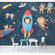 Non-Woven Wallpaper - Friends In Space - Size 350 X 280 Cm